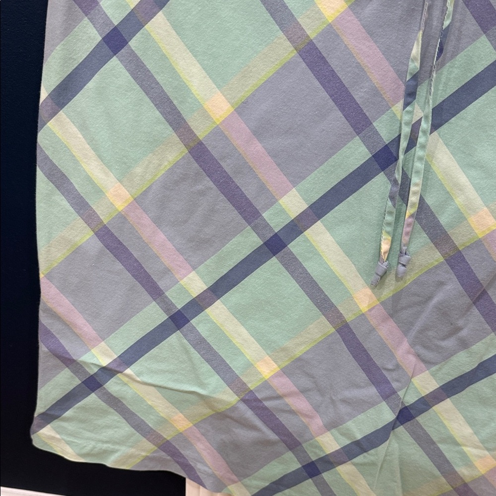 GAP Plaid Skirt in Pastel Blue and Green - Picture 7 of 8